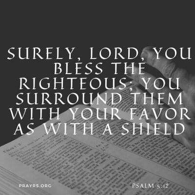 Bible Verse for Blessing and Favor