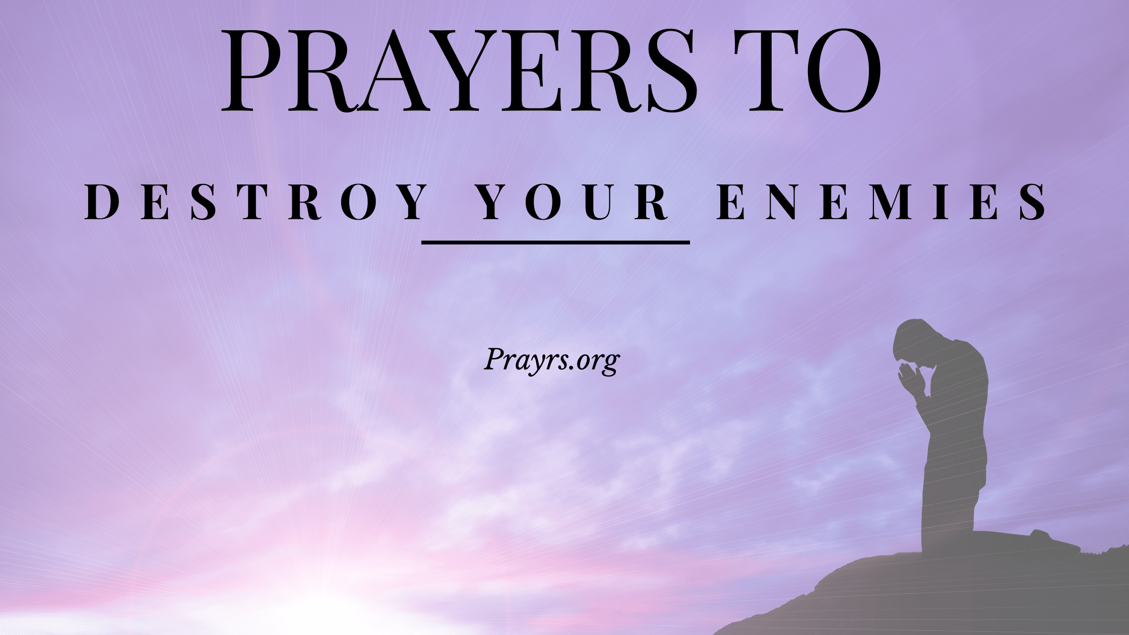 prayer against enemies