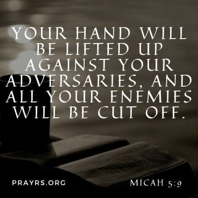 Bible Verse for Protection from Enemies