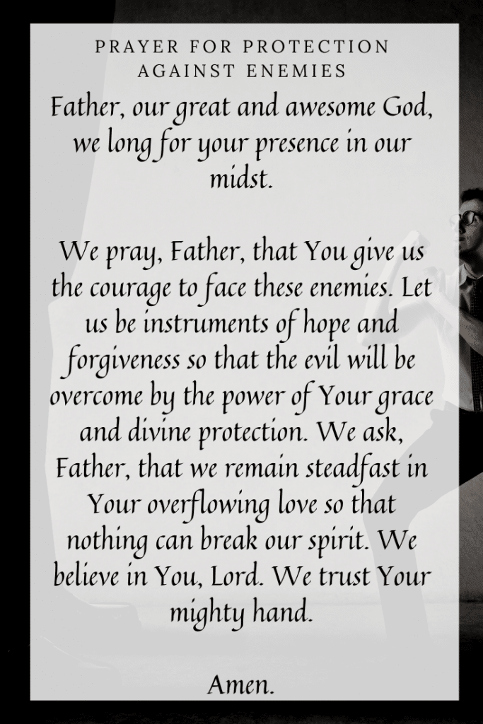 Prayer for Protection against Enemies