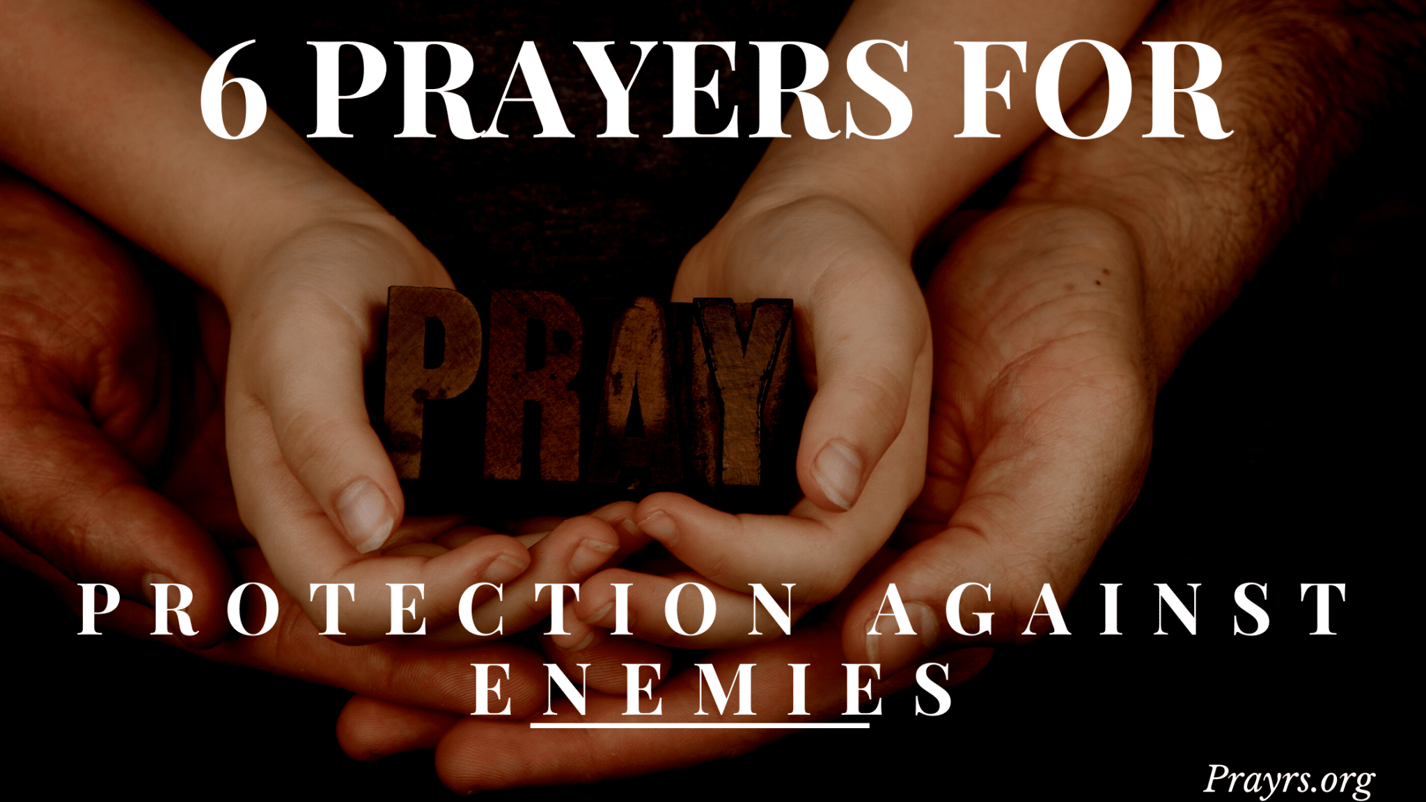 prayer against enemies workplace