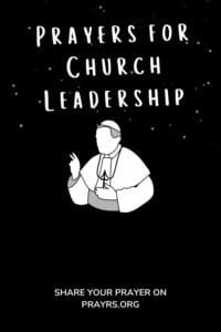 Prayer for Church Leadership