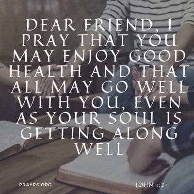 Scripture for a Sick Friend