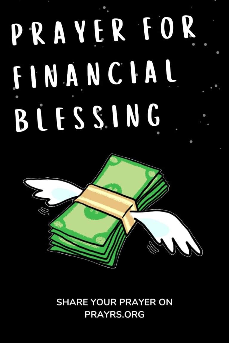 prayer for financial blessing