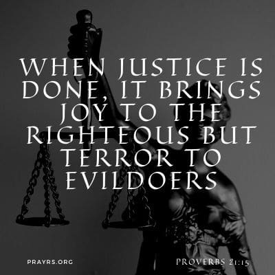 Bible Verse For Justice