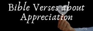 Bible Verses about Appreciation
