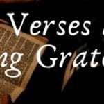 Bible Verses about Being Grateful