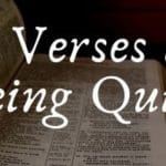 59 Consecrated Bible Verses about Being Quiet