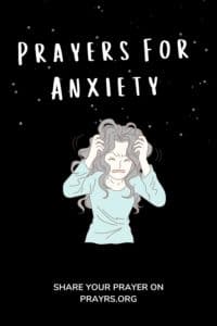 Prayer For Anxiety