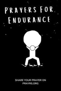 Prayer For Endurance