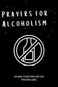 Prayer for Alcoholism