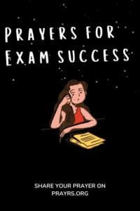 Prayer for Exam Success