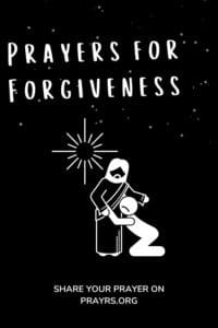 Prayer for Forgiveness