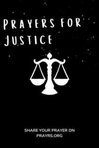 Prayer for Justice