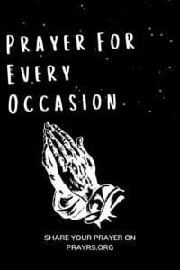 Prayer For Every Occasion