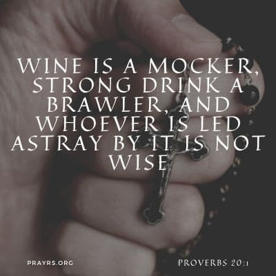 Scripture For Alcoholism