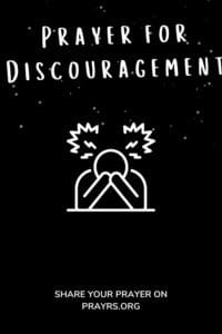 Prayer for Discouragement