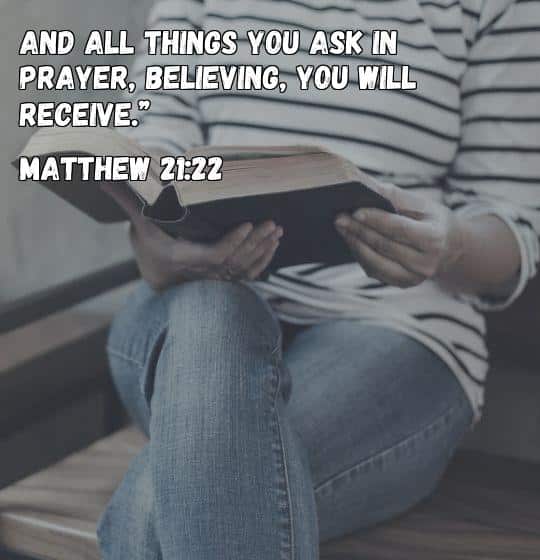 bible verse about answered prayers