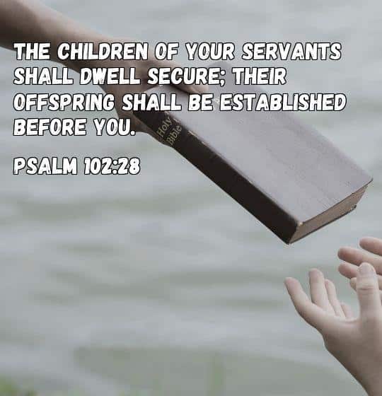 bible verse about baby protection