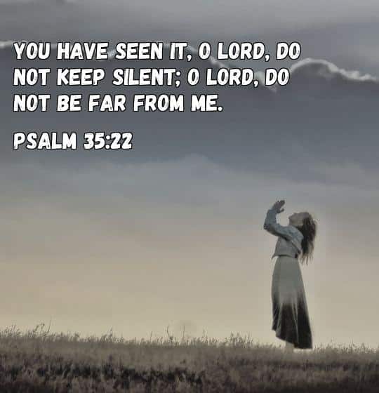 bible verse for being quiet