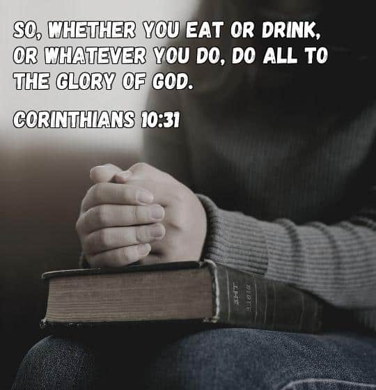 bible verse about living for god