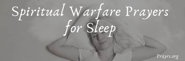 Spiritual Warfare Prayers for Sleep