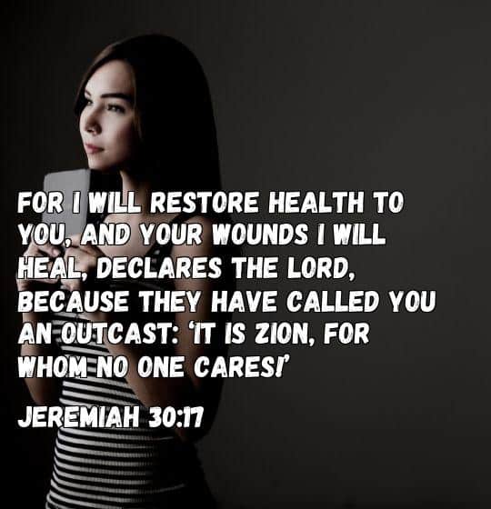 bible verse for healing sickness