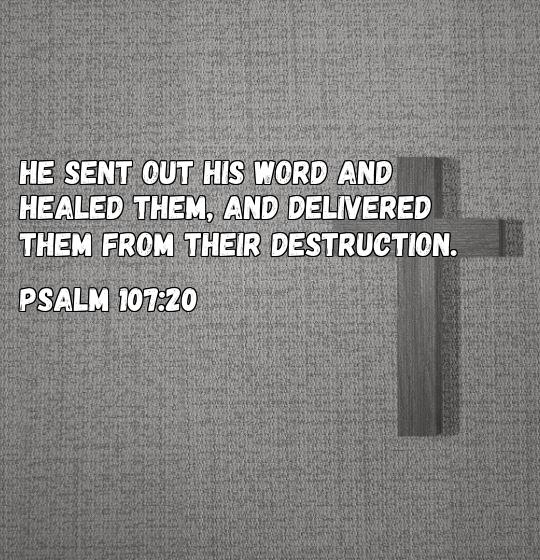 bible verse for healing sickness